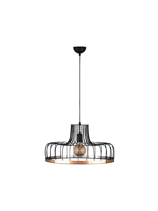 Fellini Pendant Light Single-Light for Socket E27 Black