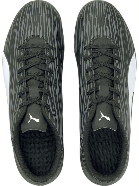 PUMA Rapido III Football Shoes with Cleats Black / White / Castlerock