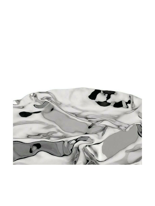 Alessi Pepa Inox Ορντεβιέρα 4 Θέσεων Ασημί Ø32.3xY4cm