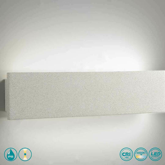 Fan Europe Стенен Външен Плафон LED IP65 20W с Естествено бяло Светлина Двоен лъч 60x10.2x4.5εκ.
