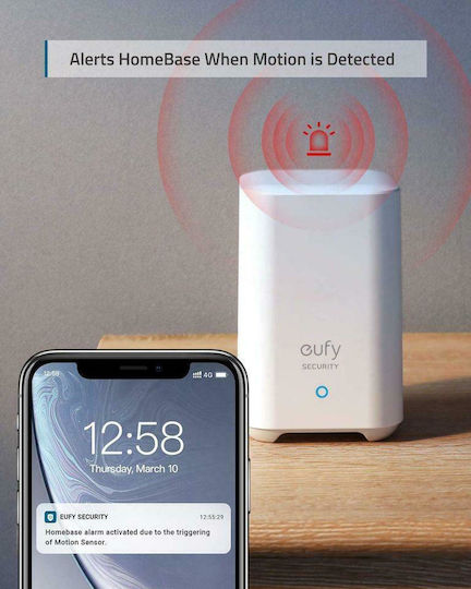 Eufy PET Wireless Wi-Fi Infrared Motion Sensor 100° Detection Angle 9m Scope