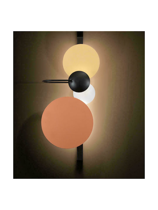 Luma Modern Leuchte Wand mit Fassung G9 Mehrfarbig 35x35cm