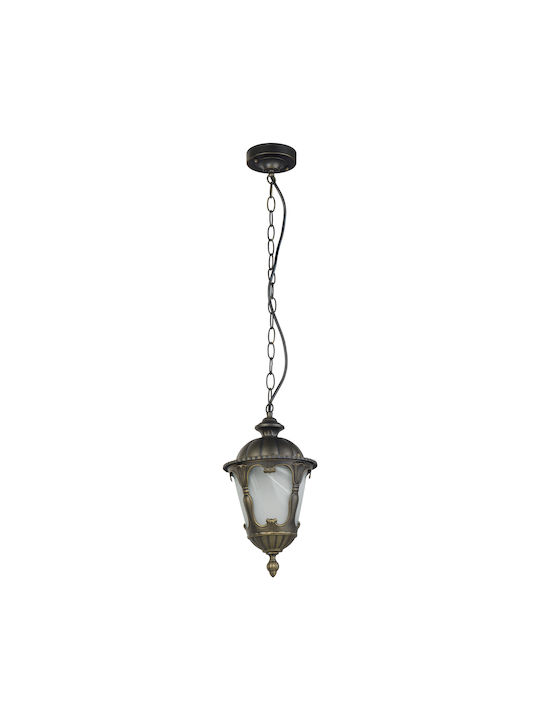 Nowodvorski Tybr I Outdoor Hanging Ceiling Light E27 in Brown Color 4684