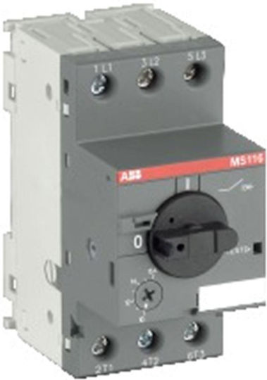 Abb Industrial Thermomagnetic Θερμομαγνητικός Διακόπτης 1.00-1.6A MS116-1.6 17932