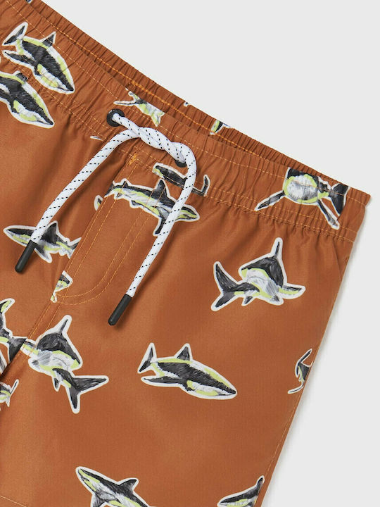 Mayoral Ecofriends Kids Swimwear Swim Shorts Tabac Brown