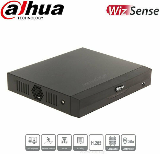 Dahua XVR5108HS-I2 Überwachungs-Videorekorder HVR 8 Kanäle mit Auflösung Full HD+ XVR5108HS-I2