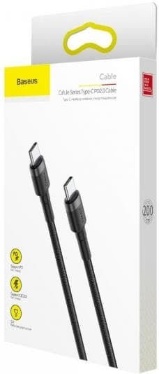 Joyroom S-1830M3 USB 2.0 Cable USB-C Male - USB-C 60W PD White 1.8m