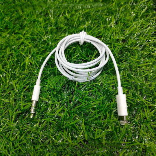 QIHANG M37 Converter Lightning male to 3.5mm female White