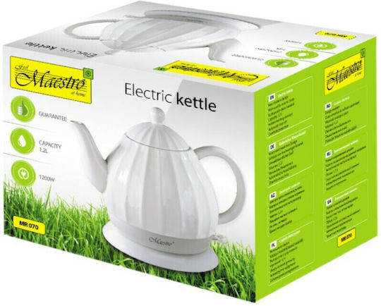 Maestro MR070 Kettle 1.2lt 1200W White