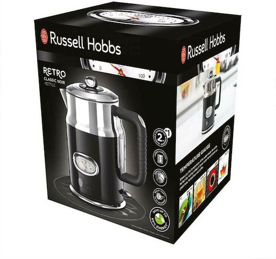 Russell Hobbs Retro Classic Kettle 1.7lt 2400W Black