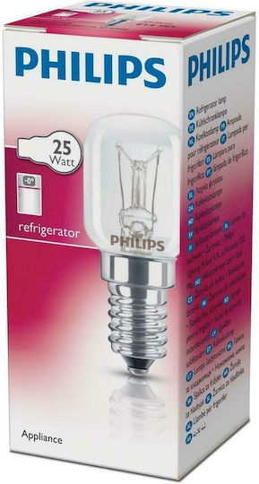 Philips Λαμπάκι Ψυγείου 25W για Ντουί E14