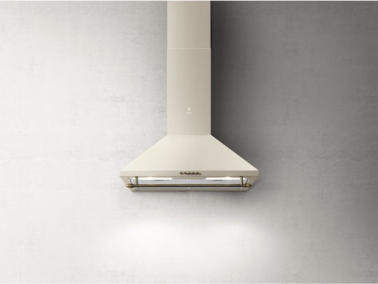 Elica Tamaya Rail Chimney Vent Hood 60cm Beige