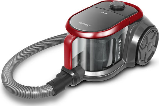 Inventor Epic Ηλεκτρική Σκούπα 800W με Κάδο 2.5lt Κόκκινη