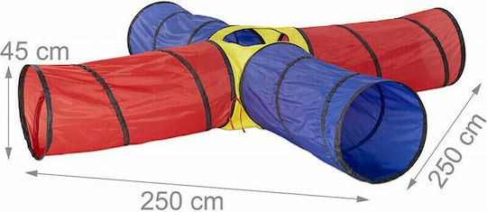 Relaxdays Kinderspielzelt Tunnel Pop Up