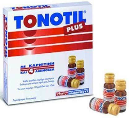 Tonotil Plus Multivitamin 10 Ampoules + 30% product (10+3) for Energy