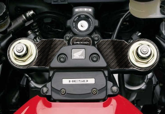 One Design Защита на резервоара от лепило Onedesign Защитна наклонена плоча за Honda CBR 1000 2004-2007 Черен