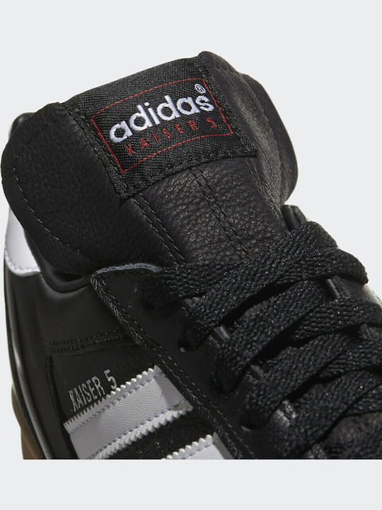 adidas Kaiser 5 Goal Leather Футболни Обувки Зала Черно / Бели Обувки / Няма