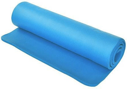 Optimum Στρώμα Γυμναστικής Pilates Μπλε με Ιμάντα Μεταφοράς (183x61x1.5cm)