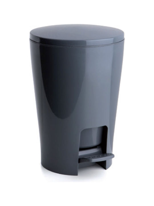 Dimitracas Diabolo Plastic Toilet Bin 5lt Anthracite