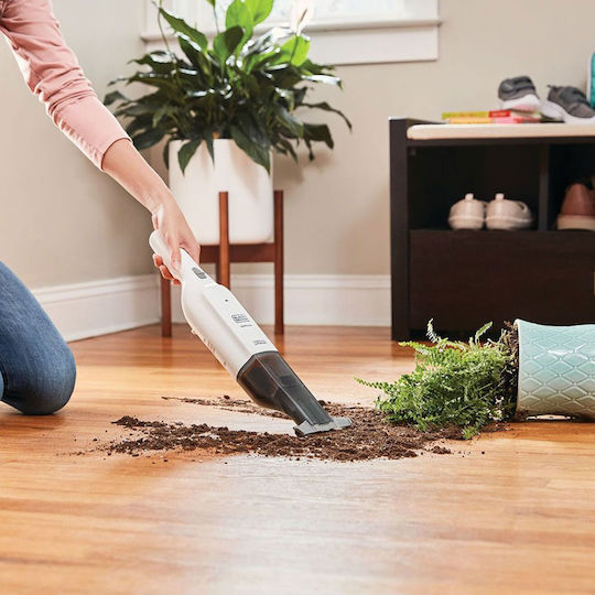 Black & Decker -QW Rechargeable Handheld Vacuum 12V White