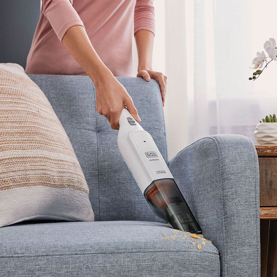 Black & Decker -QW Rechargeable Handheld Vacuum 12V White