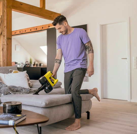 Karcher VC 4s Cordless Sea Rechargeable 2 in 1 Stick & Handheld Vacuum 18V Yellow