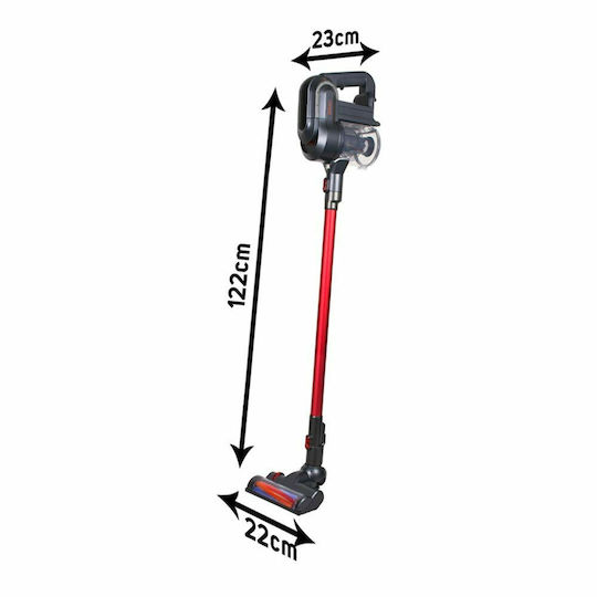 Zilan ZLN1099 Rechargeable 2 in 1 Stick & Handheld Vacuum 22.2V Red