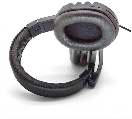 Ezra GE08 Über Ohr Gaming-Headset mit Verbindung 3,5mm Schwarz