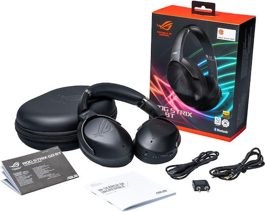 Asus ROG Strix Go Über Ohr Gaming-Headset mit Verbindung 3,5mm / Bluetooth Schwarz