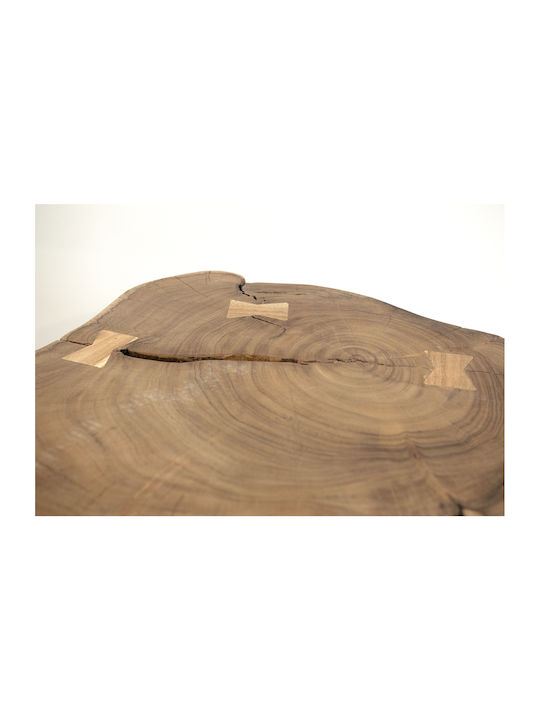 Măsuță Centrală Rectangulară Dunno din Lemn Masiv Bej M58xL56xÎ30cm EA7105