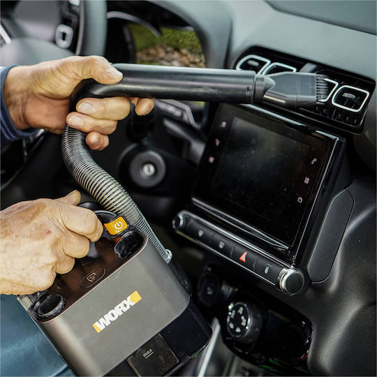 Worx Cube Vac Car Handheld Vacuum Rechargeable 12V Without Battery Grey