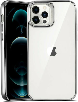 ESR Halo Silicone Back Cover Silver (iPhone 12 / 12 Pro)