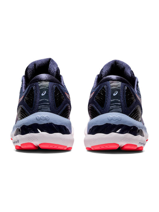 Gel-Nimbus 23 Damen Sportschuhe Laufen Mist / Blazing Coral