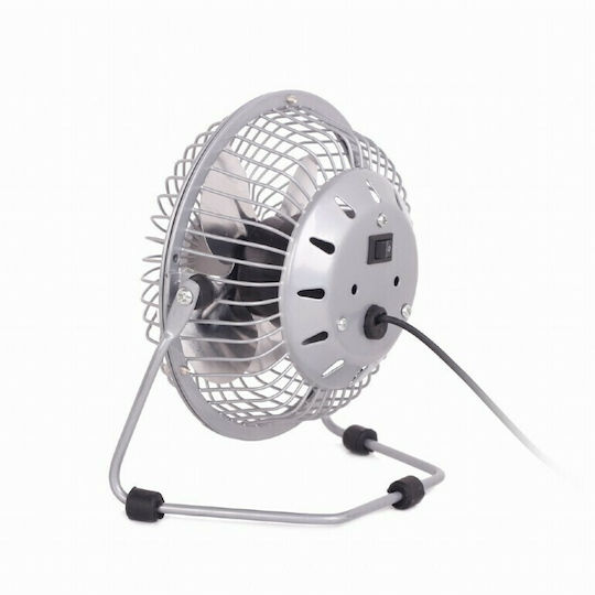 Gembird USB Office/Home Rotating Fan Silver NF03 NF-03-S
