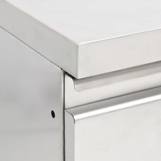 vidaXL Commercial Preparation Cabinet 50x60x
