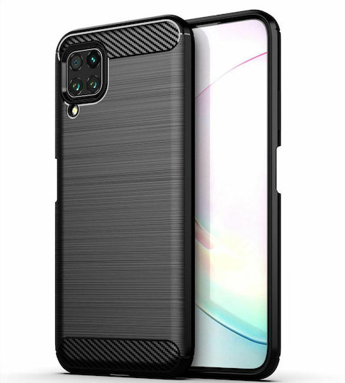 Tech-Protect Carbon Rugged Armor Back Cover Σιλικόνης Μαύρο (Huawei P40 Lite)