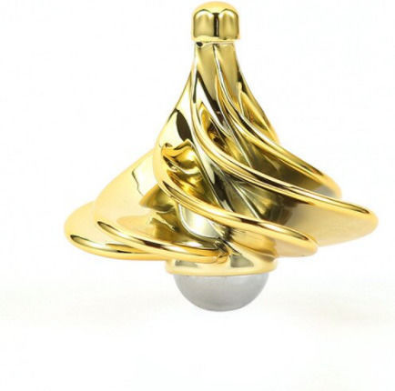 WinSpin Stress Relief Fidget- und Antistress-Spielzeug Metall Gold