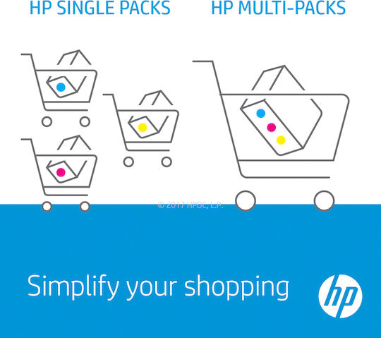 HP 903XL Γνήσιο Μελάνι Εκτυπωτή InkJet Κυανό (T6M03AE)