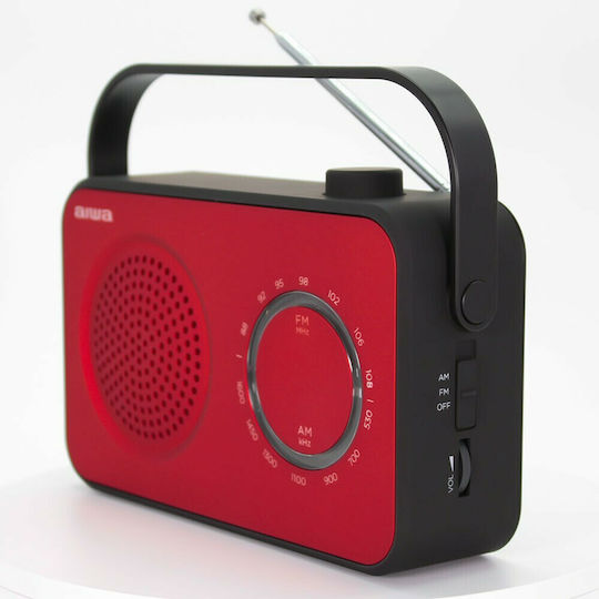 Aiwa R-190RD Φορητό Ραδιόφωνο Ρεύματος / Μπαταρίας Κόκκινο