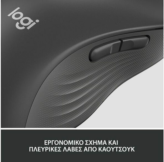 Logitech Signature M650 L Left Ασύρματο Bluetooth Ποντίκι για Αριστερόχειρες Graphite