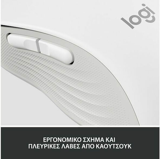Logitech Signature M650 L Ασύρματο Bluetooth Ποντίκι Off-White