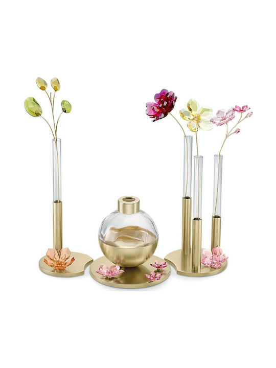Swarovski Decorative Vase Garden Tales Gold 8x8x16cm