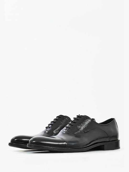 Boss Shoes Δερμάτινα Ανδρικά Σκαρπίνια Black Florentik