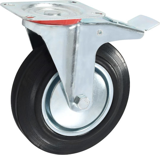 vidaXL 278006 Rotating Wheels made of Rubber 8 Pieces 200mm