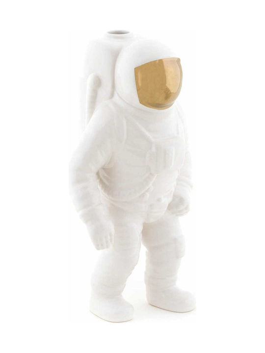 Seletti Decorative Vase Starman White 15x11x28cm