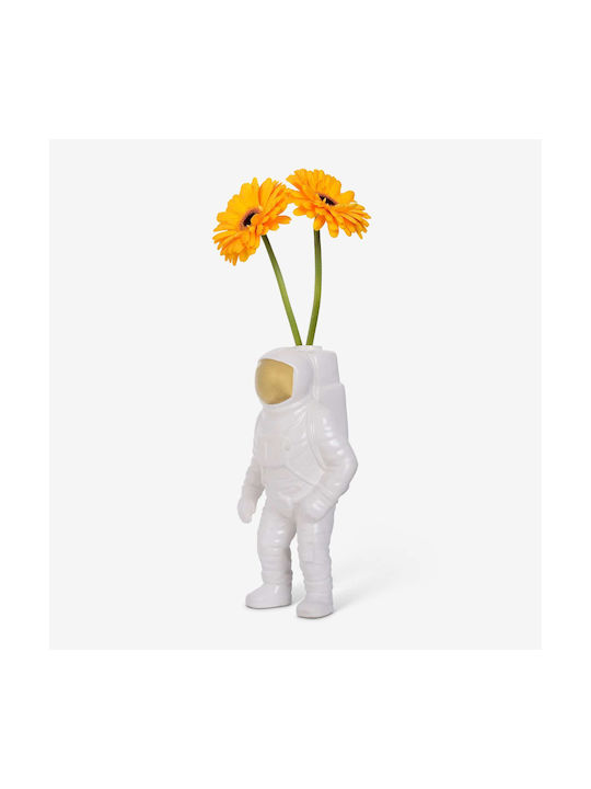 Seletti Decorative Vase Starman White 15x11x28cm