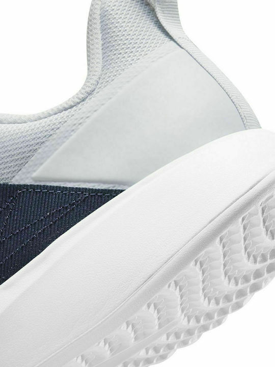 Nike Vapor Lite Tennisschuhe Harte Gerichte Pure Platinum / Obsidian / White