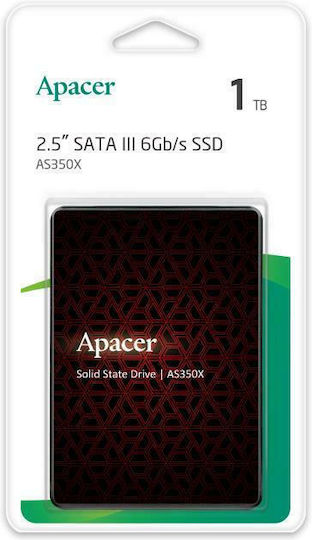 Apacer AS350X SSD 1TB Tip 2.5'' cu Conexiune SATA III AP1TBAS350XR