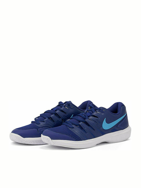 Nike Air Zoom Prestige Men's Tennis Shoes for Hard Courts Deep Royal Blue / Coast / White