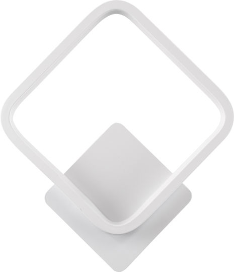 GloboStar Lena Modern Lumină de Perete cu LED Integrat și Lumină Alb Reglabil 25x29.5cm